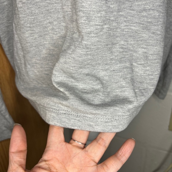 Eberjey Heather gray long sleeve lounge top size L - Picture 4 of 5